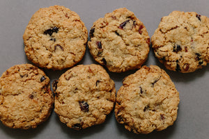 Cranberry and Oat Cookie